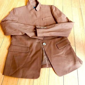 J. Crew Boyfriend tan blazer Size 4